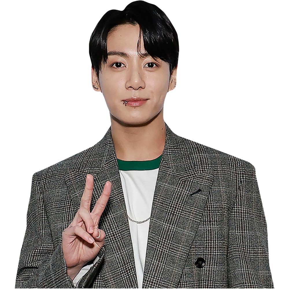 Celebrity Cutouts Lifelike Jungkook (Coat) Half Body Buddy Cutout