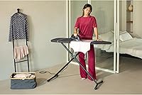 Vista 6 de Brabantia Size D Ironing Board (53 x 18in) Heat Resistant Parking Zone, Black Frame, Non-Slip Feet, Suitable for Sit Down Ironing (Denim Black)