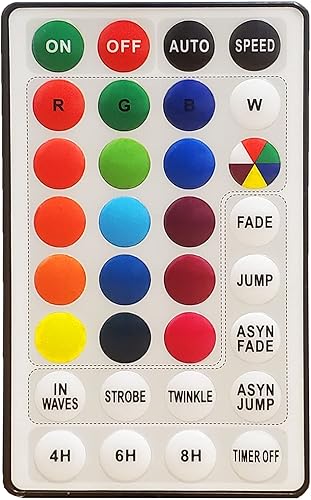 Miniatura 8 de LumaBase Guirnalda de luces de hadas a pilas con control remoto, multifunción - Juego de 2