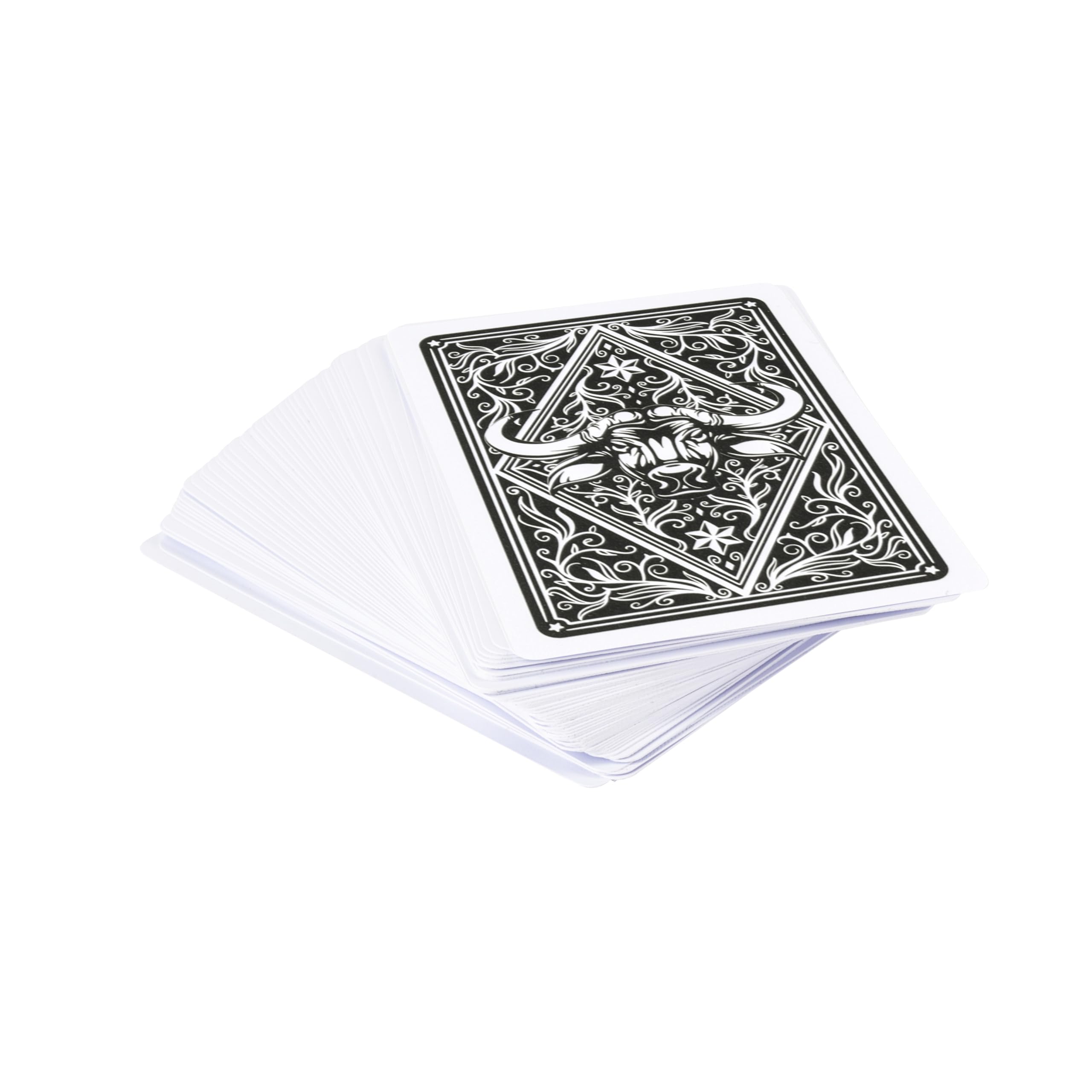 Wasserfeste Pokerkarten aus Plastik – 4 Eckzeichen mit Jumbo Index – Doppelpack Schwarz und Rot