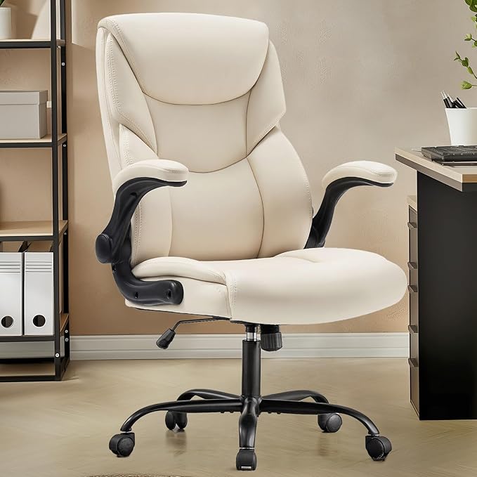 Silla de Oficina Ejecutiva Ergonómica con Respaldo Alto y Ap