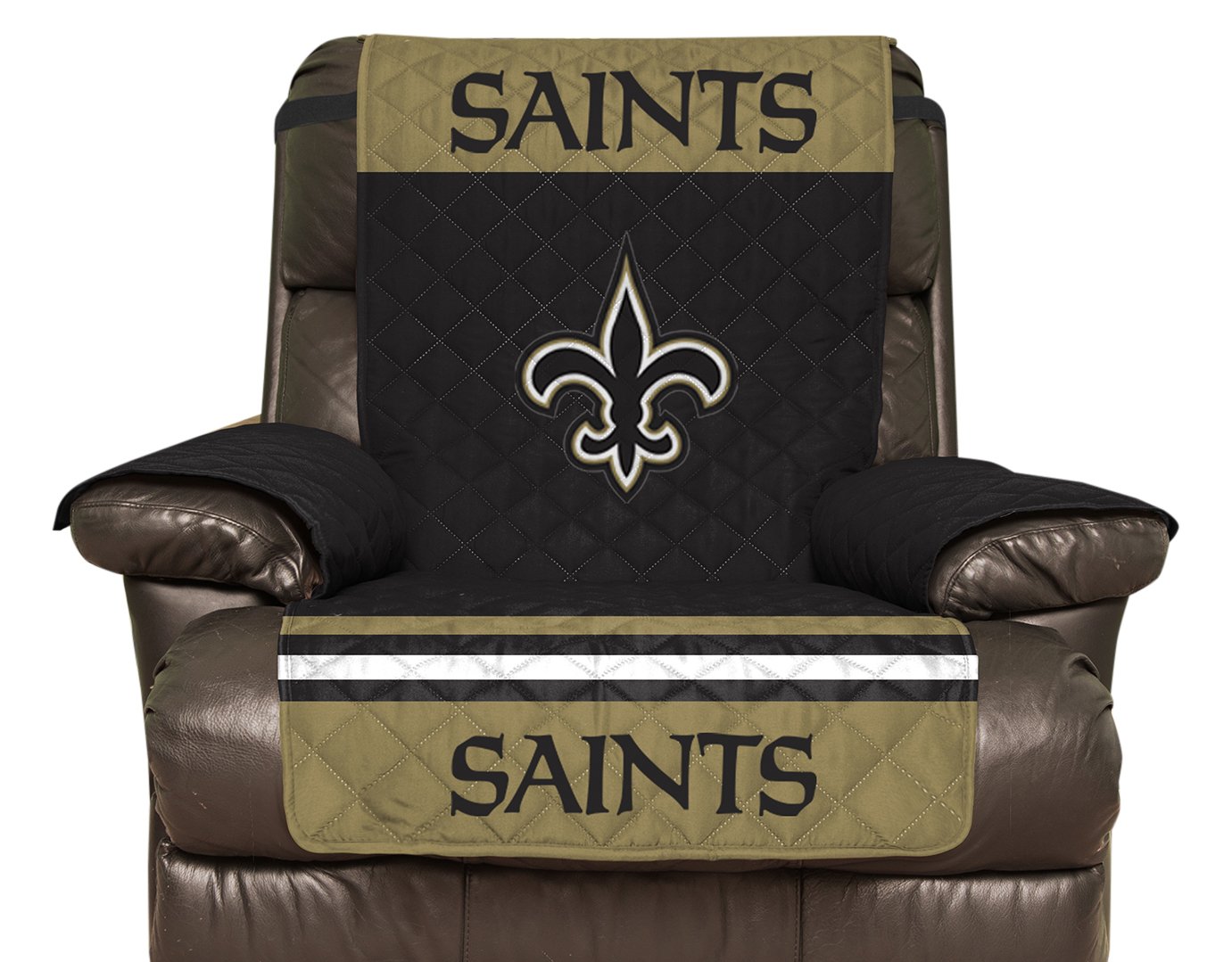 Pegasus Sports NFL Unisex NFL Recliner Reversible Furniture Protector with Elastic Straps, 80-inches by 65-inches