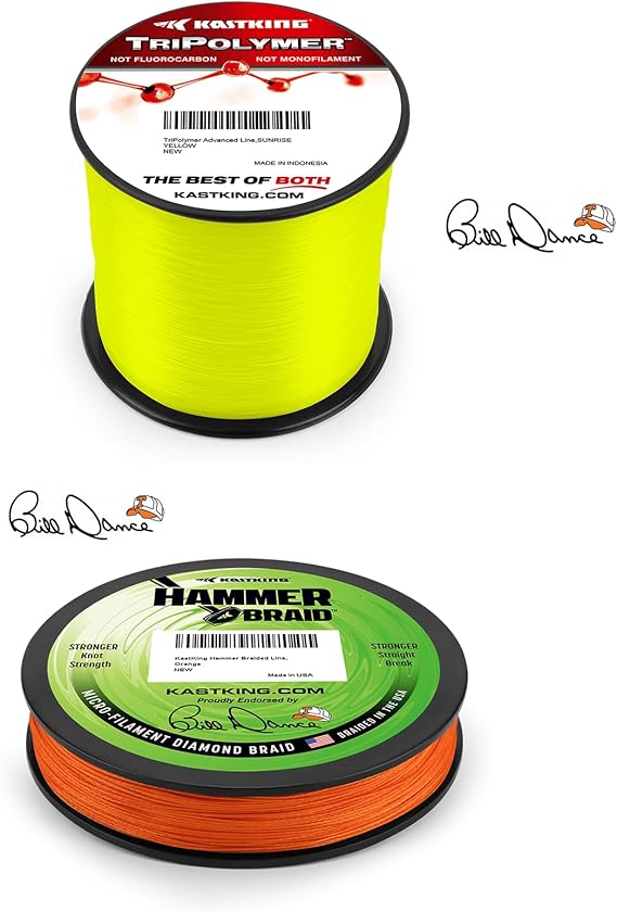 KastKing TriPolymer Advanced Mono Fishing Line & Hammer
