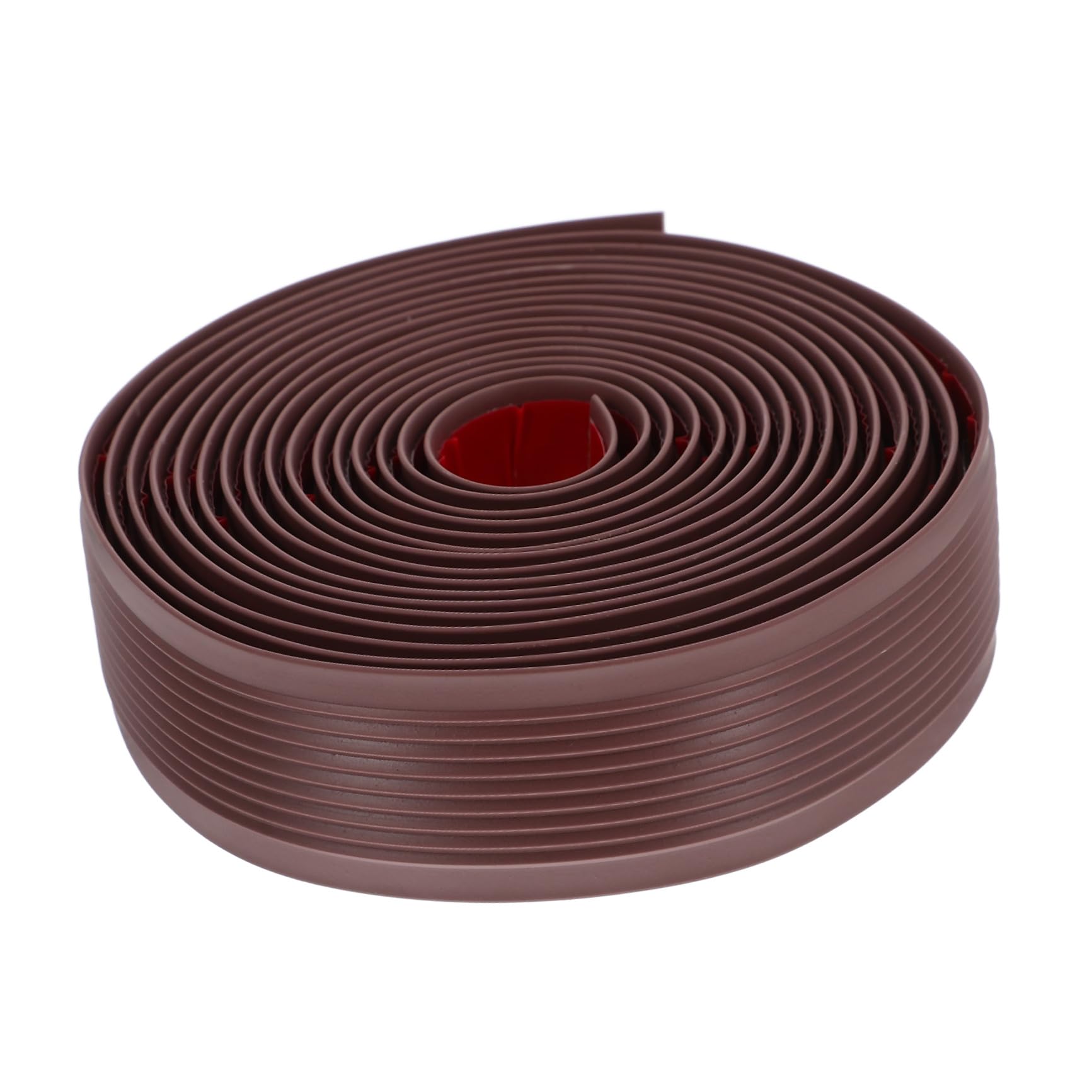 Borde de escalera texturizado protector de peldaños PVC marrón longitud ajustable 8