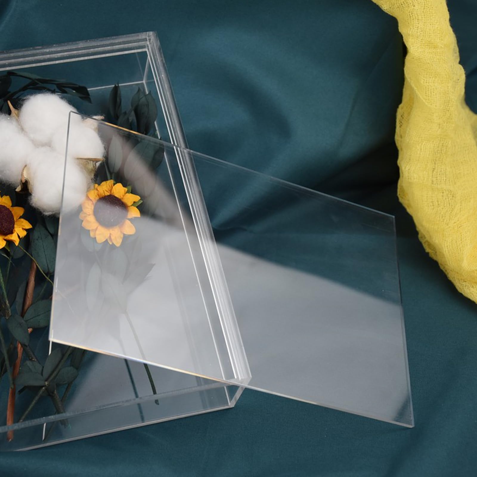 Metraquilato Transparente 4mm 40x30cm Metacrilato para Manualidades Vitrinas Bricolaje