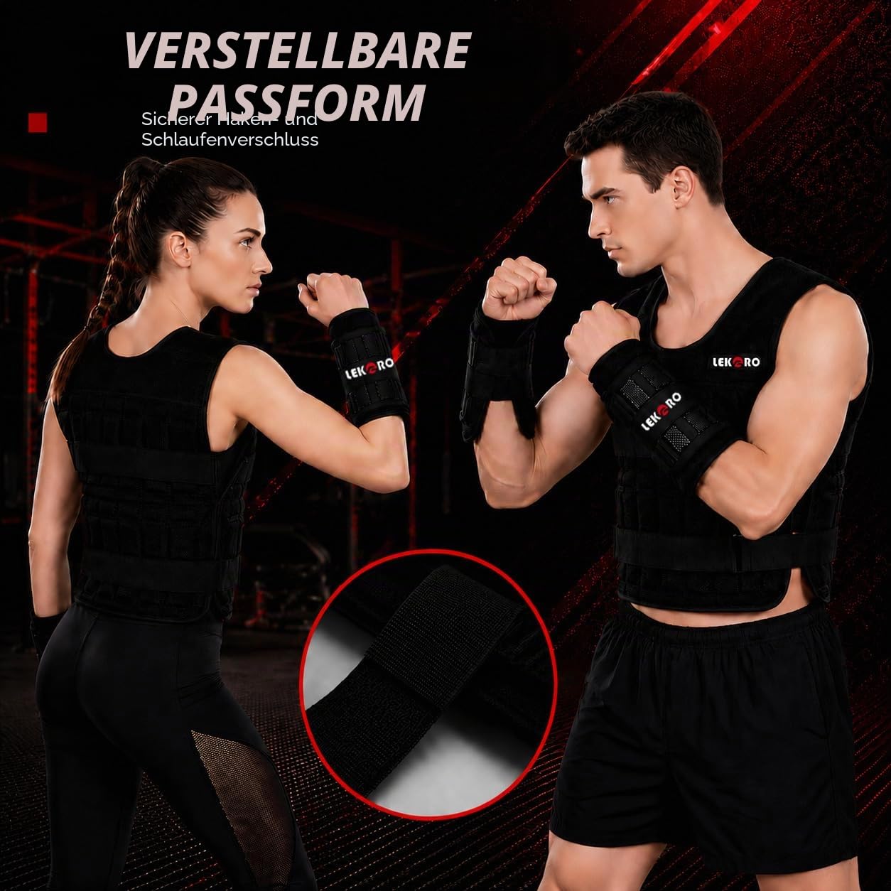 Verstellbare Gewichtsweste, 20 kg, Workout, Gewichtsweste, Training, Fitness, Gewichtsjacke für Männer und Frauen (inklusive 96 Stahlplatten Gewichte)