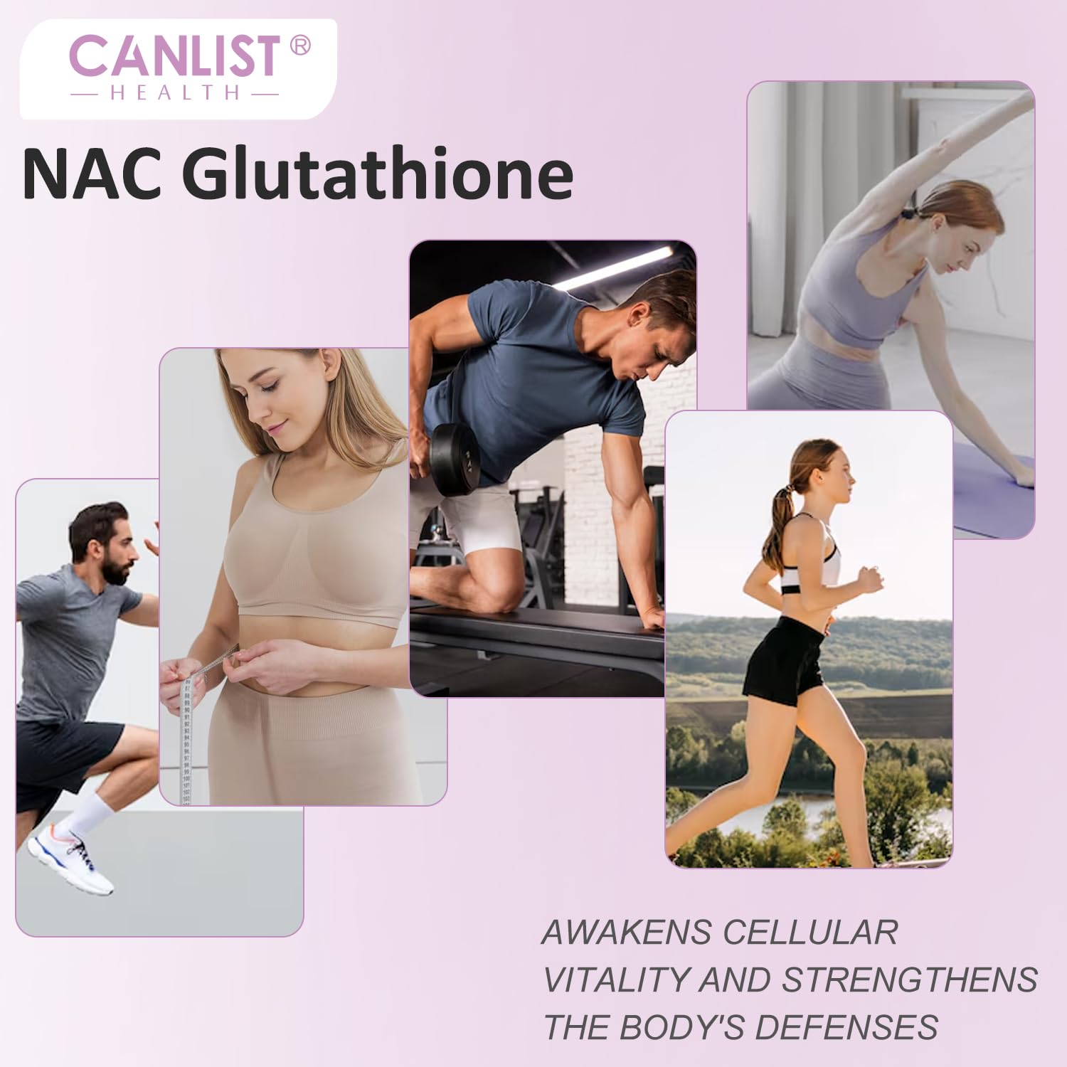 CANLIST NAC Supplement (N-Acetyl Cysteine) 600mg with Glutathione 400mg, Enhanced Absorption for Liver Health, Antioxidant Support & Detox, Non-GMO, Gluten Free, 90 Veggie Capsules — Amazon image 7