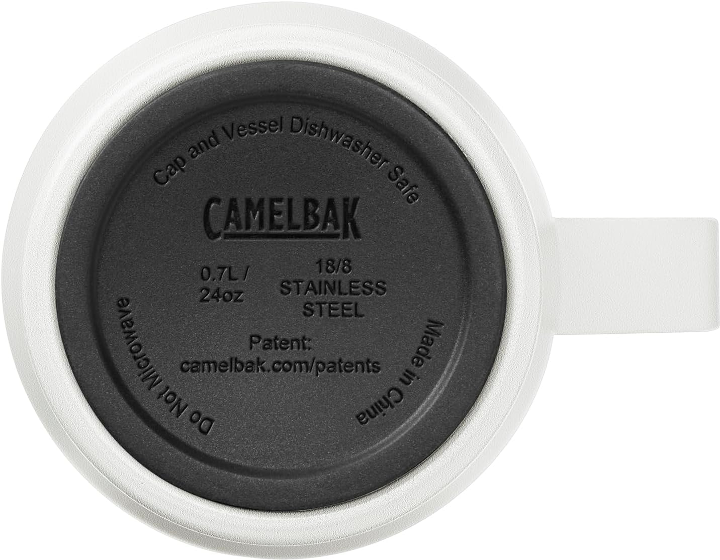 CamelBak Horizon Straw Mug, Insulated Stainless Steel - 24 oz, White - Image 5