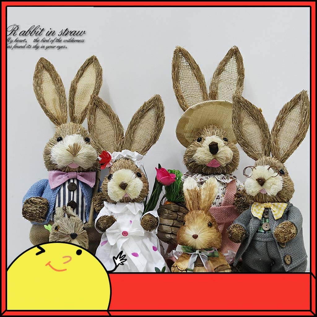 Decoratief paashaasje, lila, staand, 47 cm, plastic Decoratief paashaasje, lila, staand, 47 cm, plastic