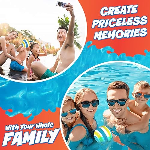 Miniatura 10 de The Ultimate Pool Ball - You Fill This Ball with Water to Play Underwater Games - Dribble Off The Pool Bottom  Pass Under Water for Endless Summer