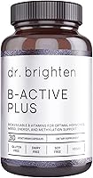 Vista 1 de Dr. Brighten B-Active Plus - Fórmula combinada de suplementos dietéticos de vitaminas B suministra la mayor parte de la vitamina B en sus formas