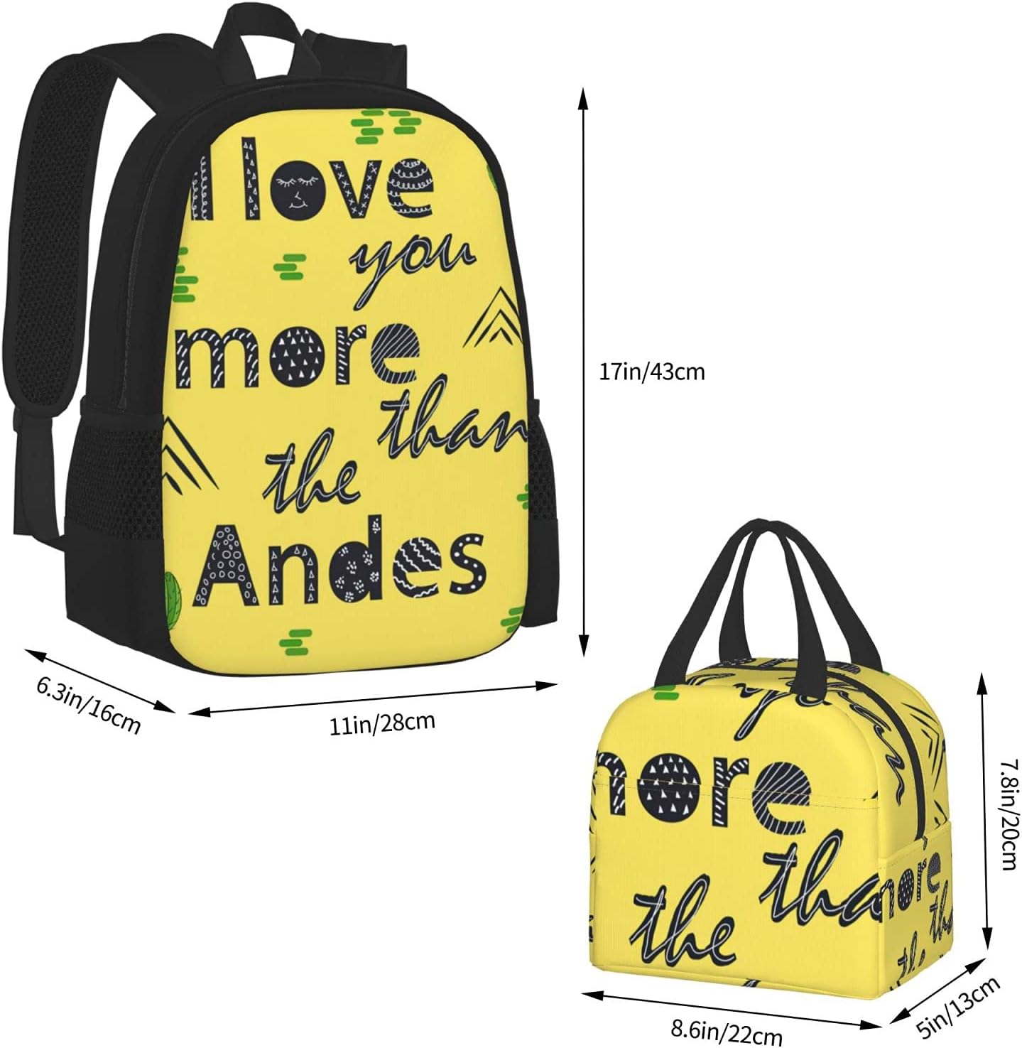 Lunch Box,Durable Lightweight Bookbag 