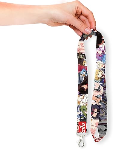 Miniatura 7 de Waifu Collage Kawaii Anime Lanyard Llavero Azul, Azul