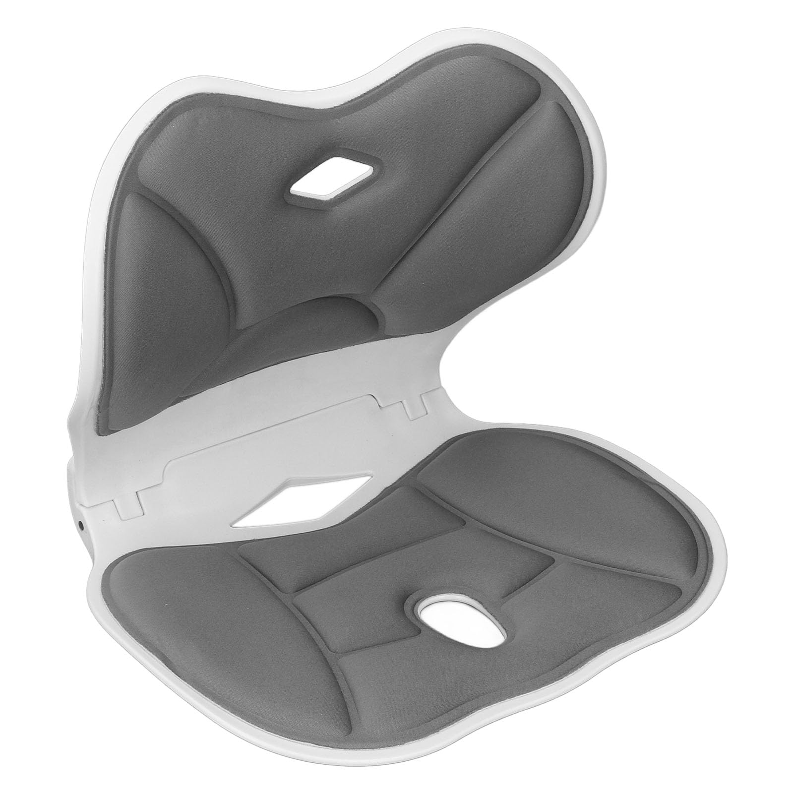 Supporto per la Schiena della Sedia Correttore Posturale, Cuscino di Supporto Lombare Ergonomico per Sedia Posturale, Cuscino per lo Schienale Pieghevole in Cotone Traspirante, Ideale per