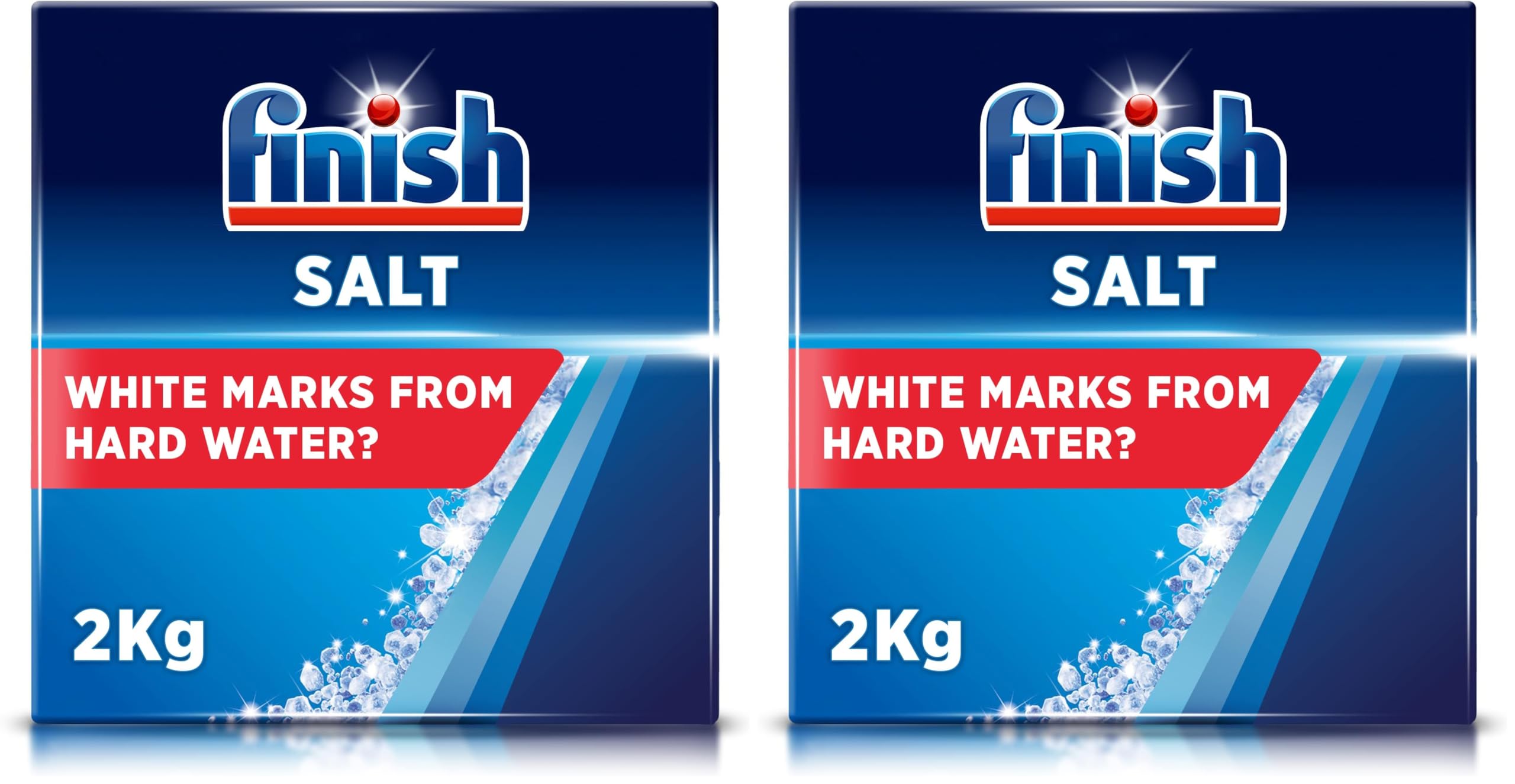 Finish Sal para Lavavajillas, Función Antical, 2kg (Paquete de 2) en oferta en Amazon