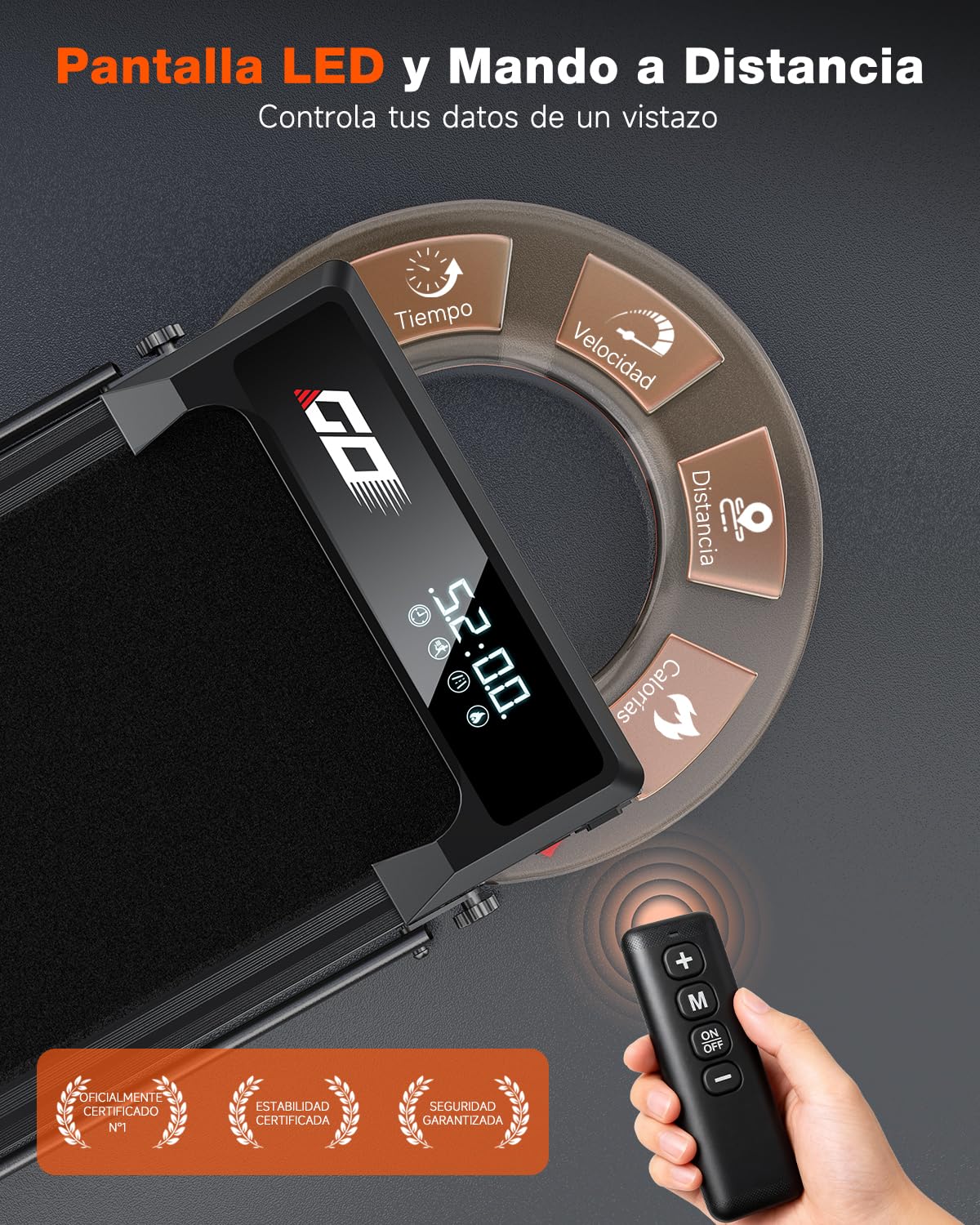 Cinta de Correr 4 en 1 Plegable con Inclinación 9% – Caminadora Eléctrica Silenciosa 10 km/h, Motor 3,0 CV, Sistema de Amortiguación, Pantalla LCD, 140 kg Máx – Hogar, Oficina y Fitness en Casa