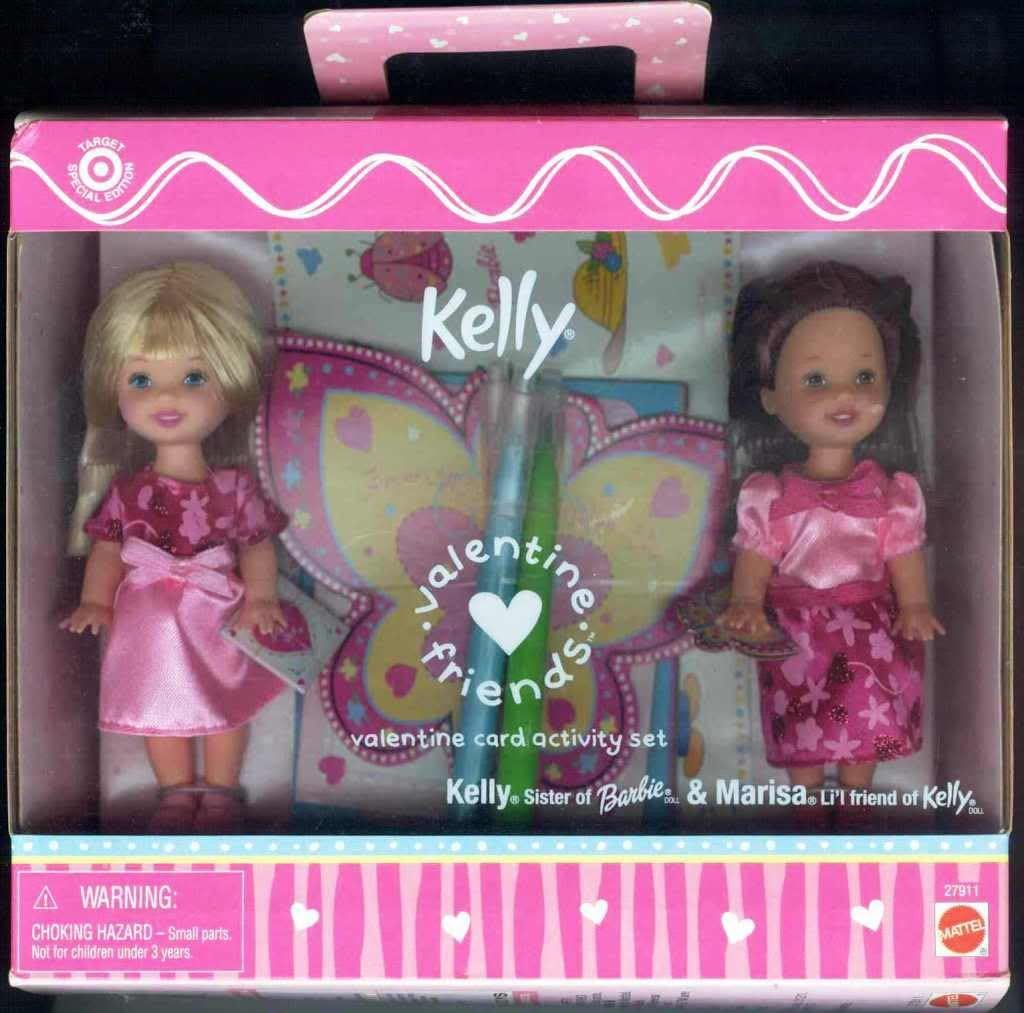 Barbie Kelly Valentine Friends Valentine Card Activity Set - Kelly & Marisa (2000)