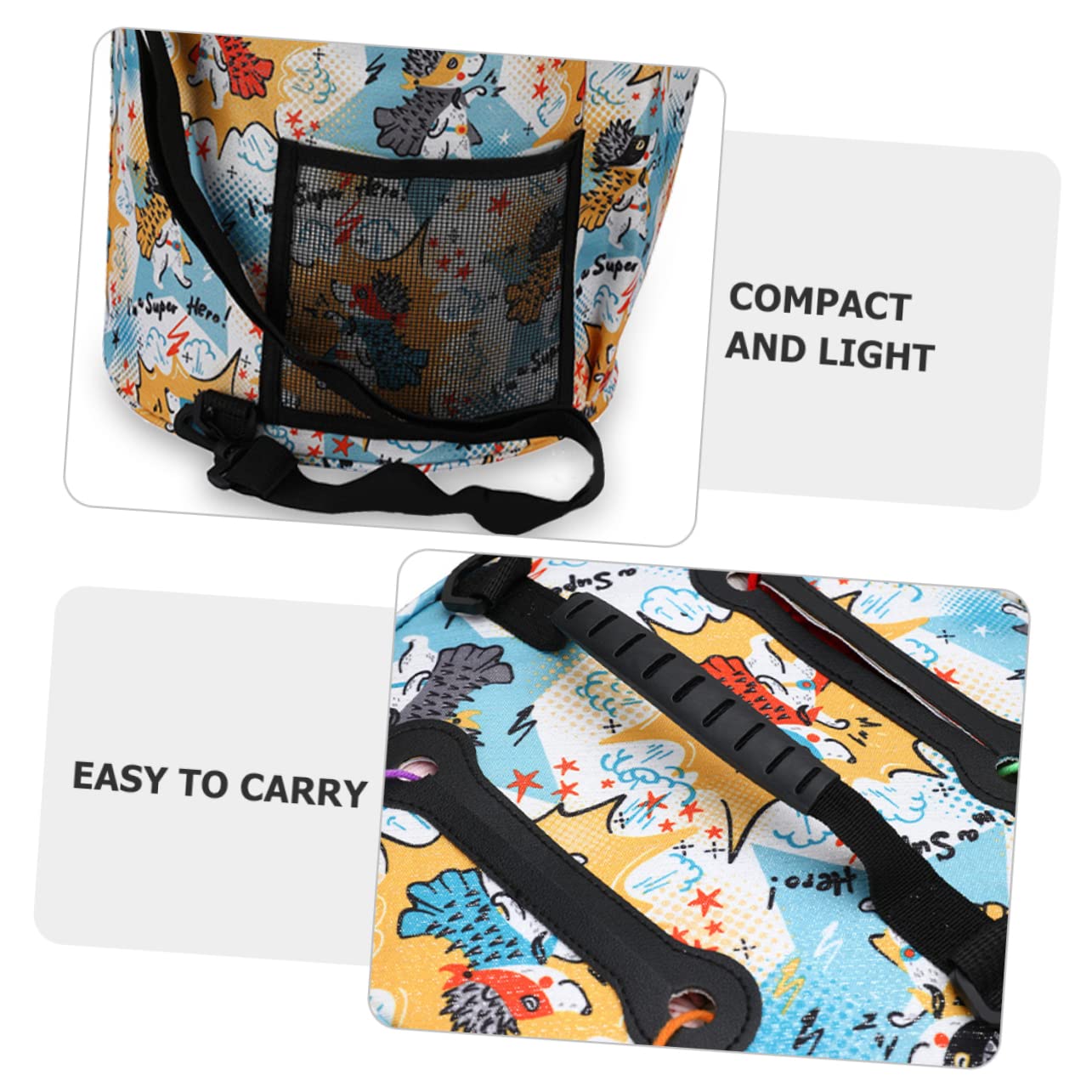 Bolsa de Almacenamiento para Ovillos de Hilo de Tejer, 600d | Oxford de Gran Capacidad, Diseño Compacto Asa, Compartimentos Múltiples para Viajes y Actividades al Aire Libre