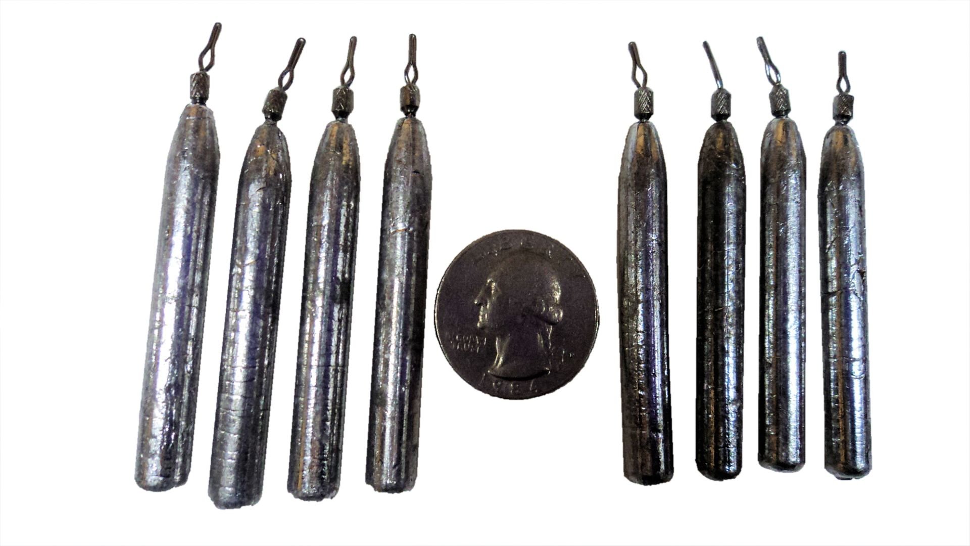 Catchmore Drop Shot Pencil Sinkers - You Get 2 Packs! (3/4 oz #DSPS34-4P)