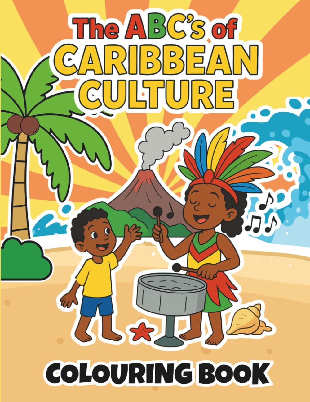 The ABC's of Caribbean Culture Colouring Book