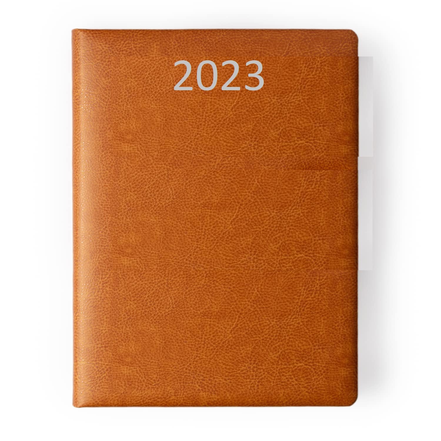 Purestory 2023 Diary with dates.A5 Size Premium PU Leather 2023 Diary Planner Organizer. Hardbound 2023 Dated Planner Diary for Office - (8.5 x 6 Inch) - Light Brown