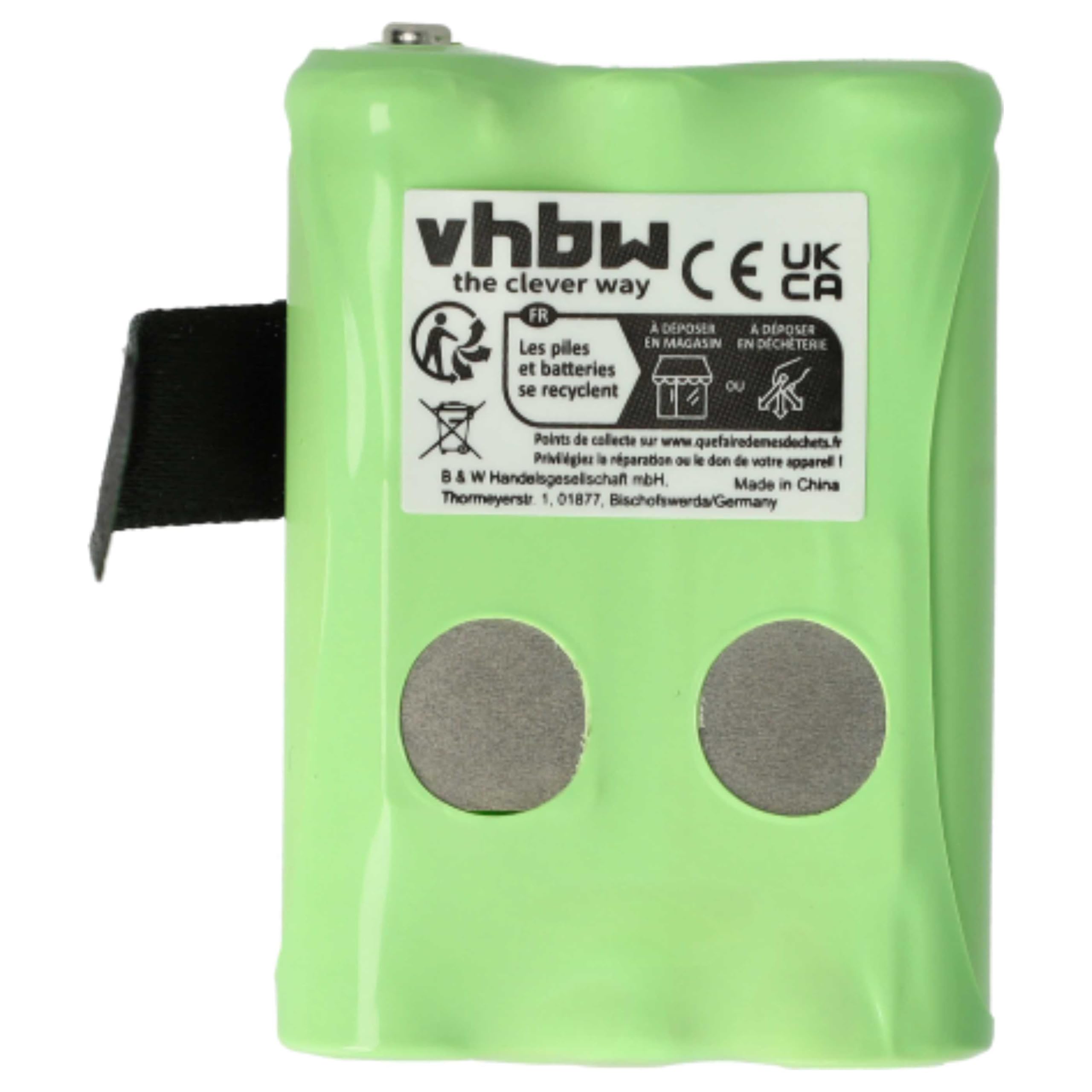 vhbw 5 x akumulator zastępuje 53617 3XCAAA, KEBT-086-B do radia (700 mAh, 3,6 V, NiMH)