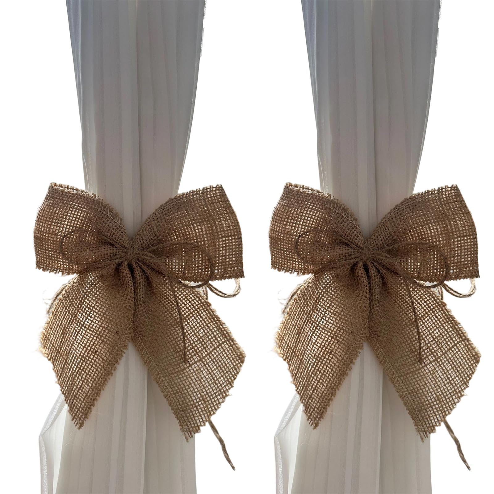 CAZSTYK Decorationative Bowknot Curtain Fasteners for Easy and Enhances Aesthetic in French or Nordics Decoration Elastic Curtain Holders