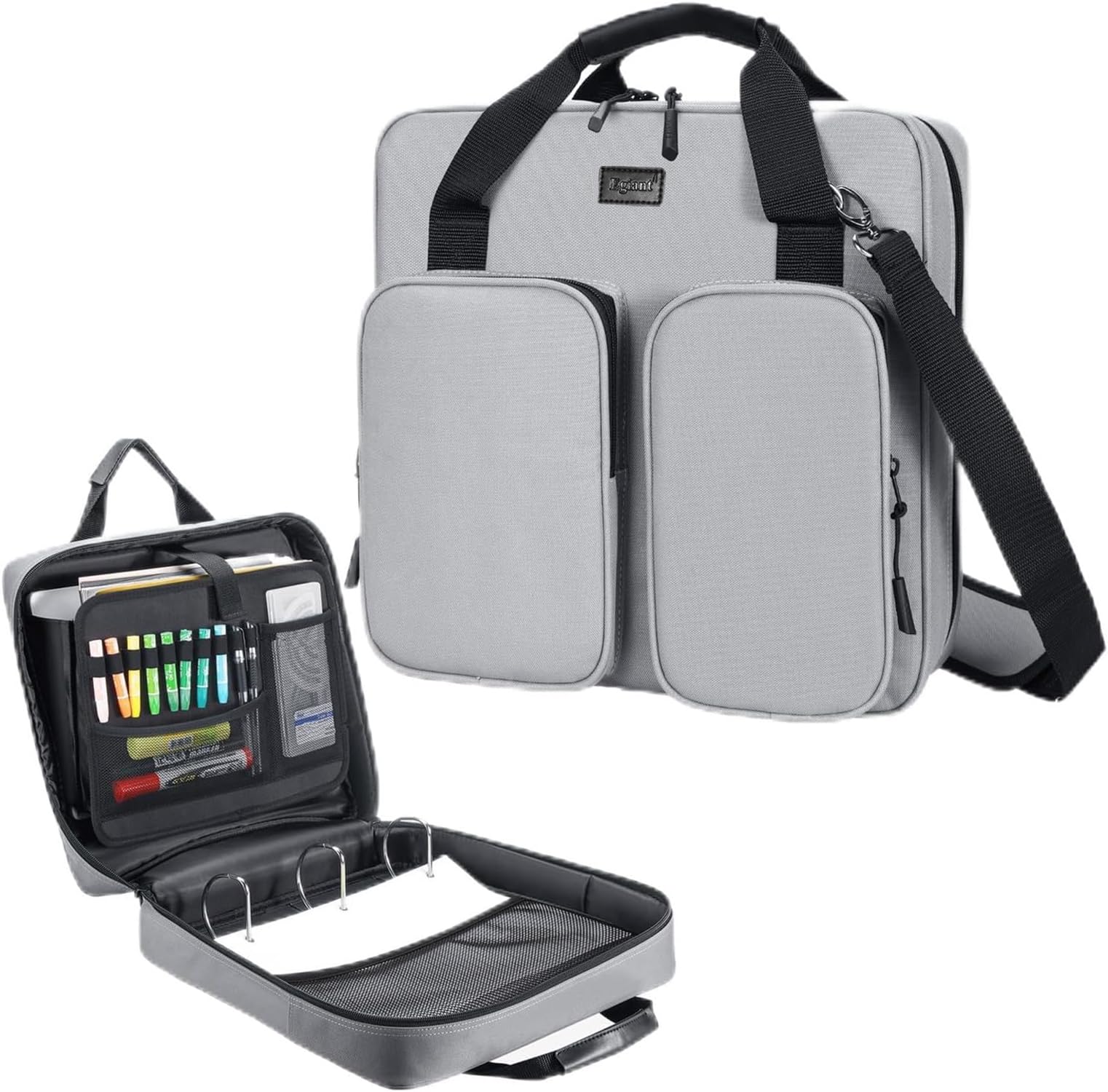 Amazon.com : egiant 4 Inch 3 Ring Zipper Binder with
