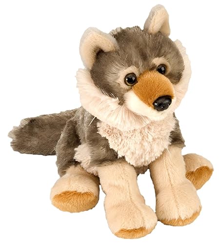 Wild Republic Wolf Plush, Stuffed Animal, Plush Toy, Gifts for Kids, Cuddlekins, 8 Inches - 8 in - Wolf