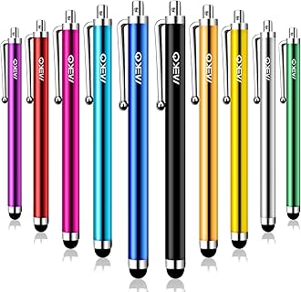 MEKO Stylus Pens for Touch Screens - 10 Pack Capacitive Stylus for iPad iPhone Tablets Samsung Galaxy All Universal Touch Screen Devices