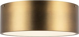FM556012AG Brisbane Flush Mount, Aged Gold