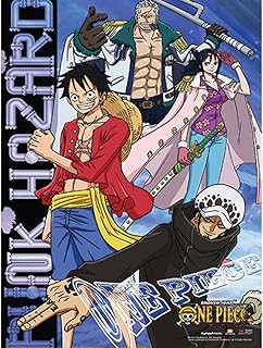 One Piece - Luffy Law Tashigi & Smoker Wall Scroll