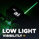 Reekon T1 Tomahawk Digital Tape Measure - Split Metric/English - Green Laser, E-Paper Measuring List, Measurements Shared Over Bluetooth, Replaceable Blades