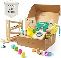 Vista 8 de Tiny Land Set de Juguetes Montessori para Bebés de 1 Año Kit de Juego Pensador - Juguetes de Aprendizaje de Madera 5 en 1 con Caja de Clavijas
