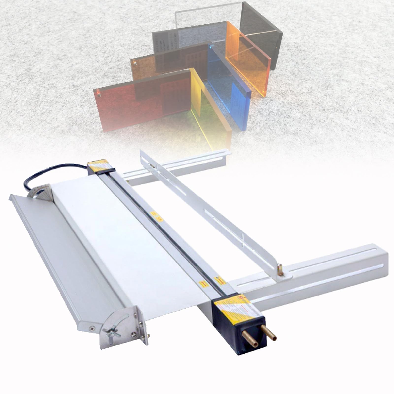Calentador De MáQuina Dobladora AcríLica Dobladora de acrílico y PVC, 30 cm/60 cm/125 cm, espesor de corte de 1 mm a 6 mm, con soporte y ajustador de ángulo, para herramienta de doblado, 125