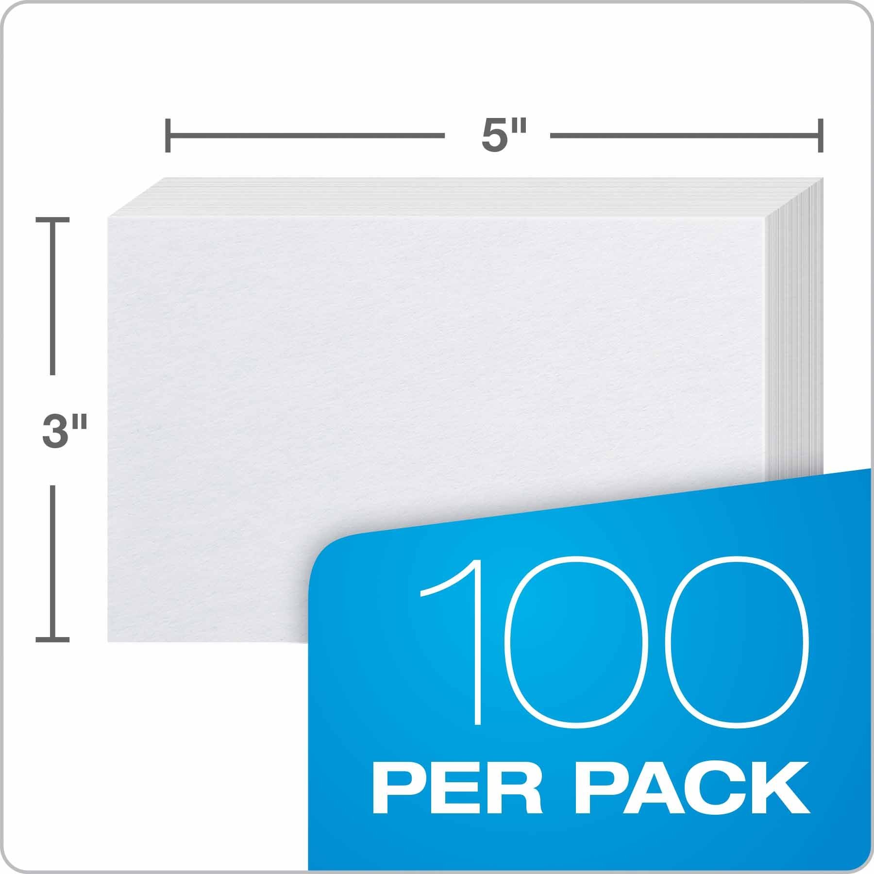 100 REVISION '5 x 3, 6 x 4 OR 8 x 5' RECORD INDEX WHITE OR