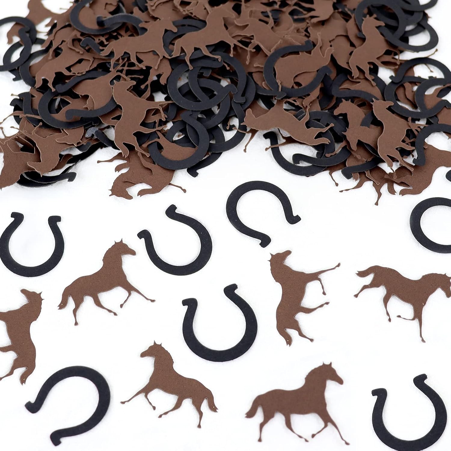 Blumomon 200pcs Horse Confetti Horse Birthday Party Decorations Cowboy
