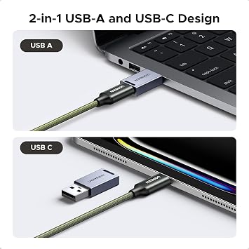 UGREEN SD Card Reader with SD Card Holder, 5Gbps USB-C Memory Card Reader