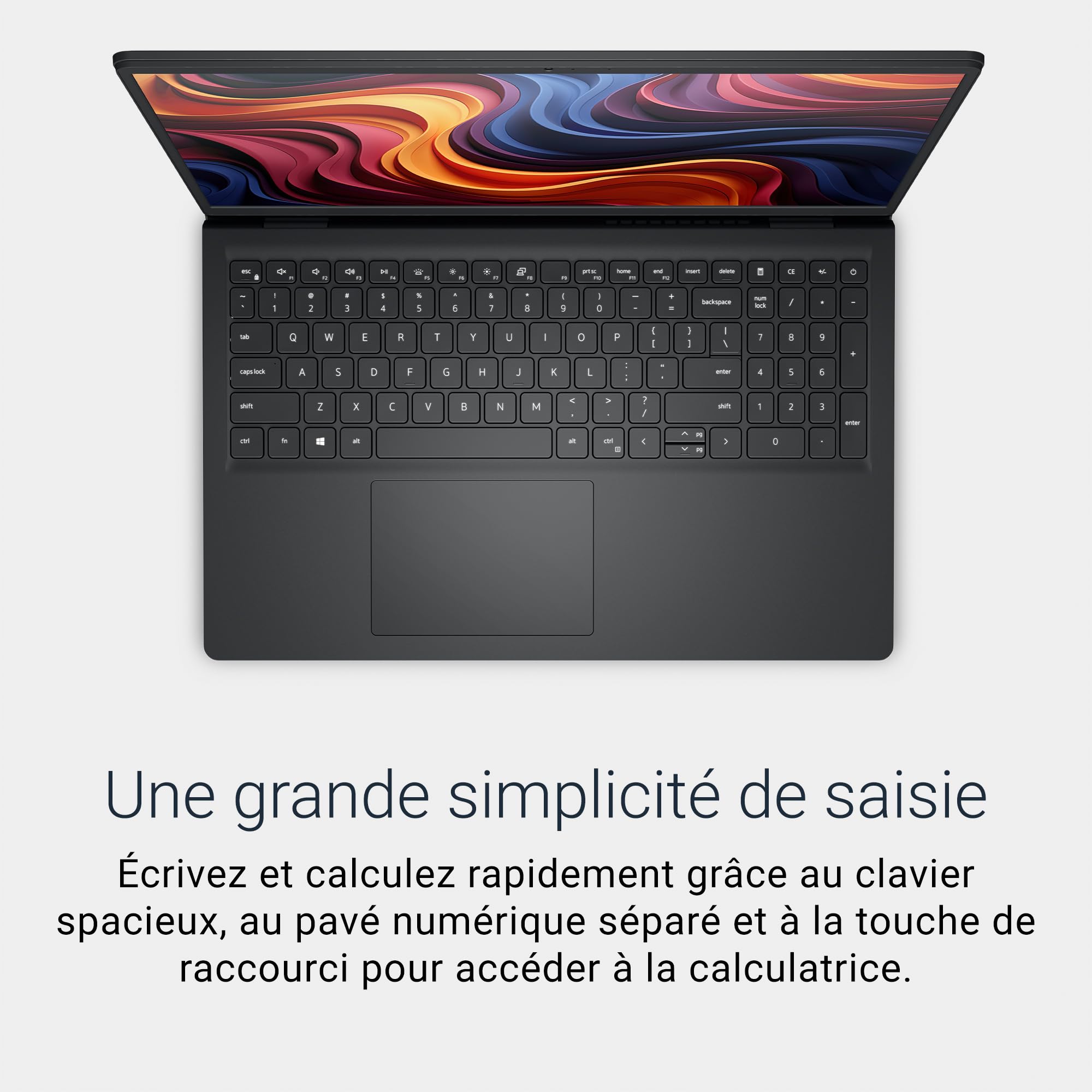 Dell 15 Laptop DC15255 – 15.6" FHD 120Hz, AMD Ryzen 7 7730U, 16GB RAM, 1TB SSD, AMD Radeon Graphics, HD Webcam, Windows 11 Home, AZERTY Keyboard, Carbon Black - 5