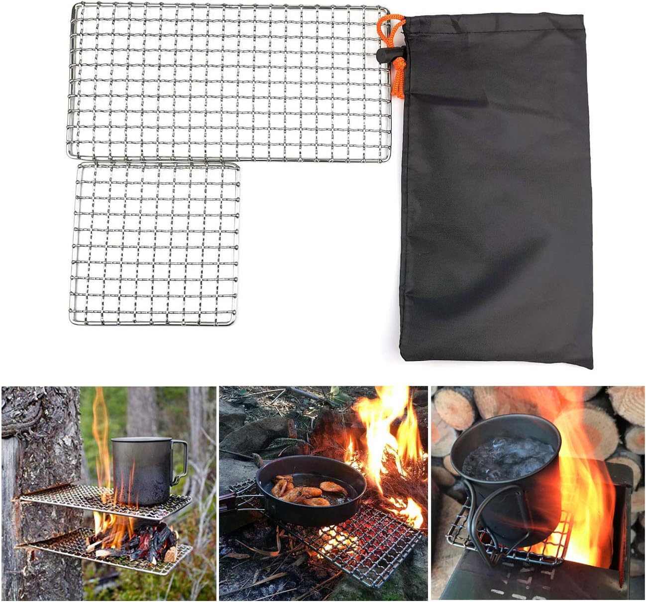 Camping grill grate