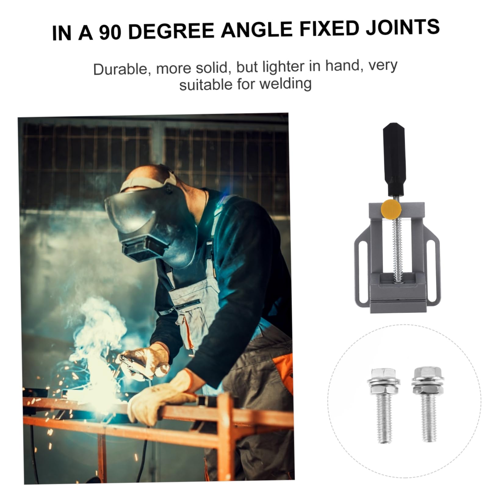 WHAMVOX 90 Degree Clamp for Photo Frames Aquariums Sturdy Lightweight Fast Fixation for Woodworkers Carpenters