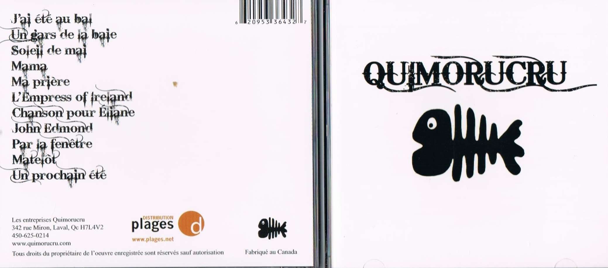 QUIMORUCRU - QUIMORUCRU [Audio CD] QUIMORUCRU
