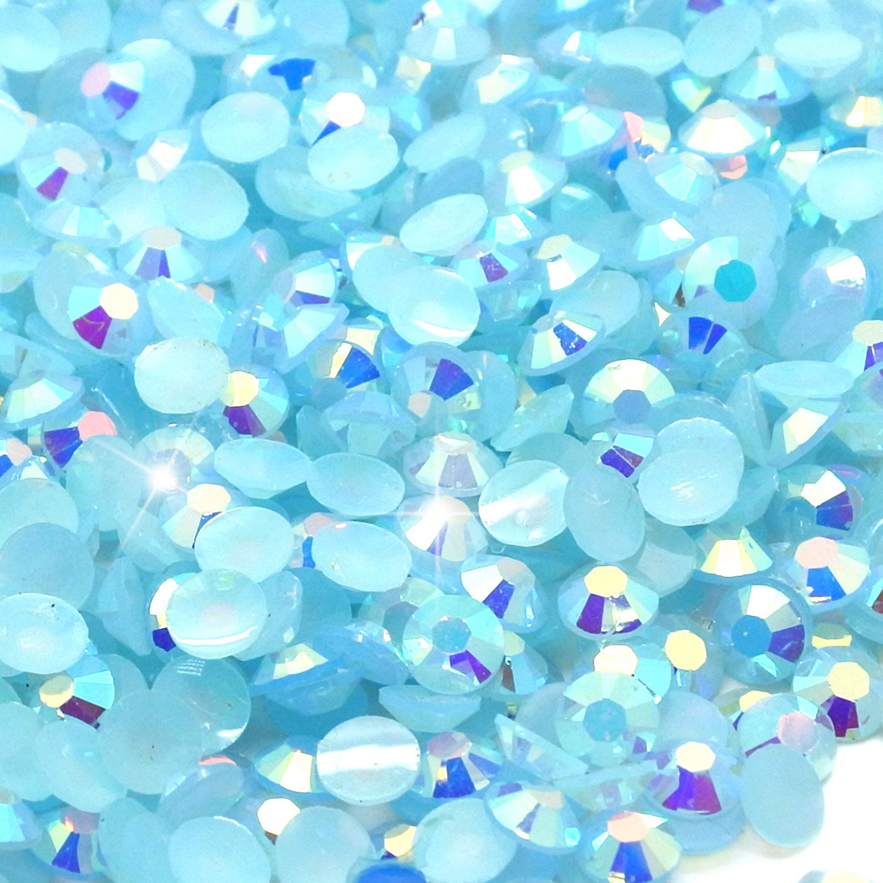 Little Snow Direct® Pack of 1000 Resin Crystal Flat Back Rhinestones Diamante Gems Nail Art & Crafts (Black, 4mm) — view 32