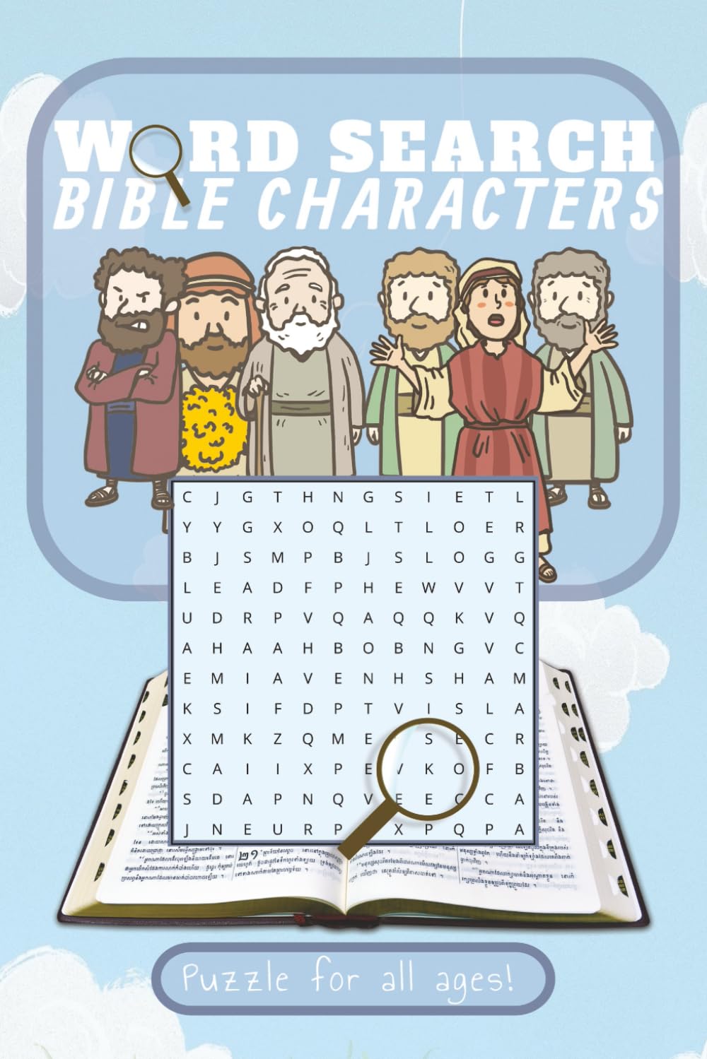 Bible Characters Word Search Puzzle Book: Bible Characters Word Search Puzzle Book | 6x9 inches, 110 Pages of Fun and Engaging Puzzles to Learn and Explore Famous Biblical Figures