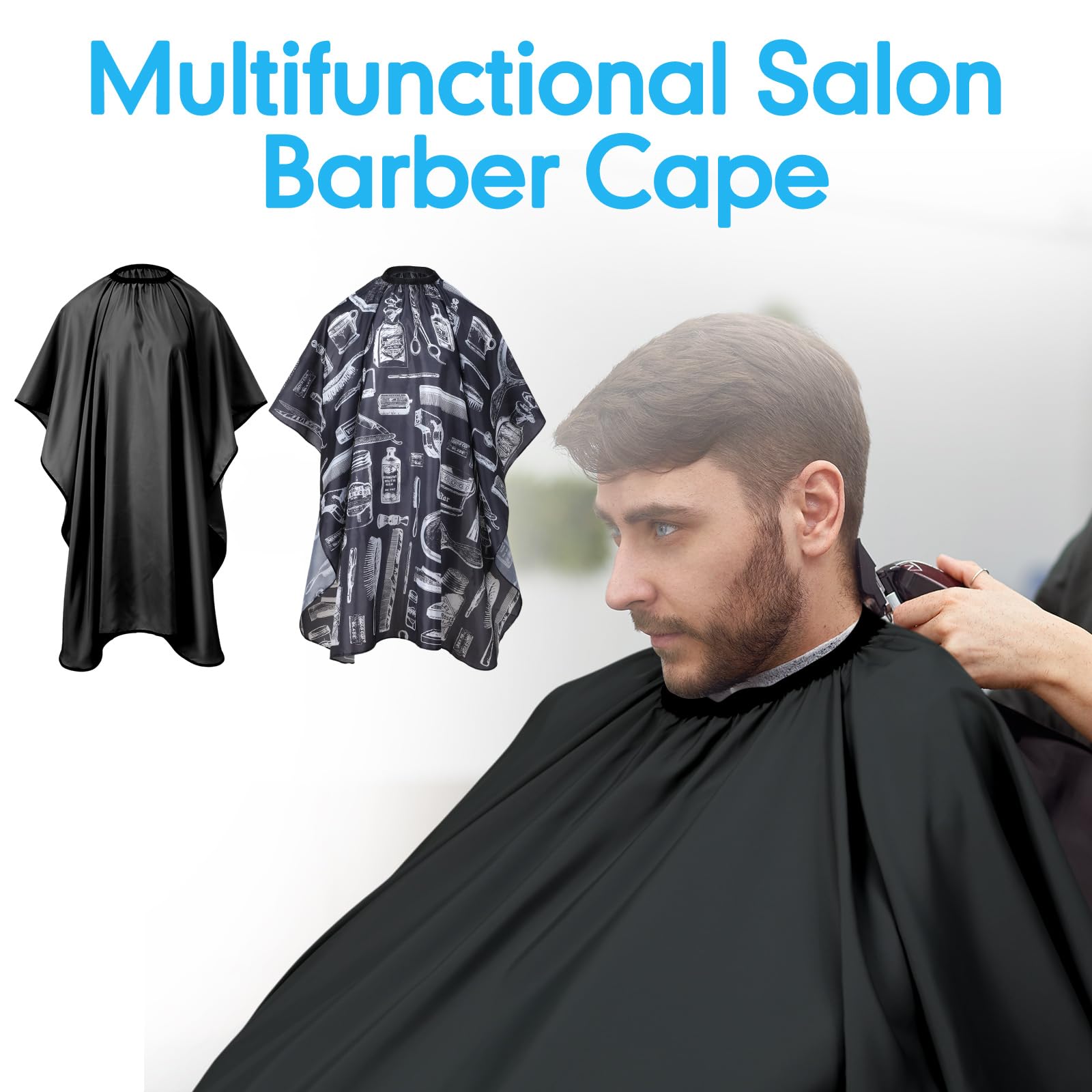 JenPen 6 capas impermeables para peluquería y peluquería, ajustables, 47 x 59 pulgadas