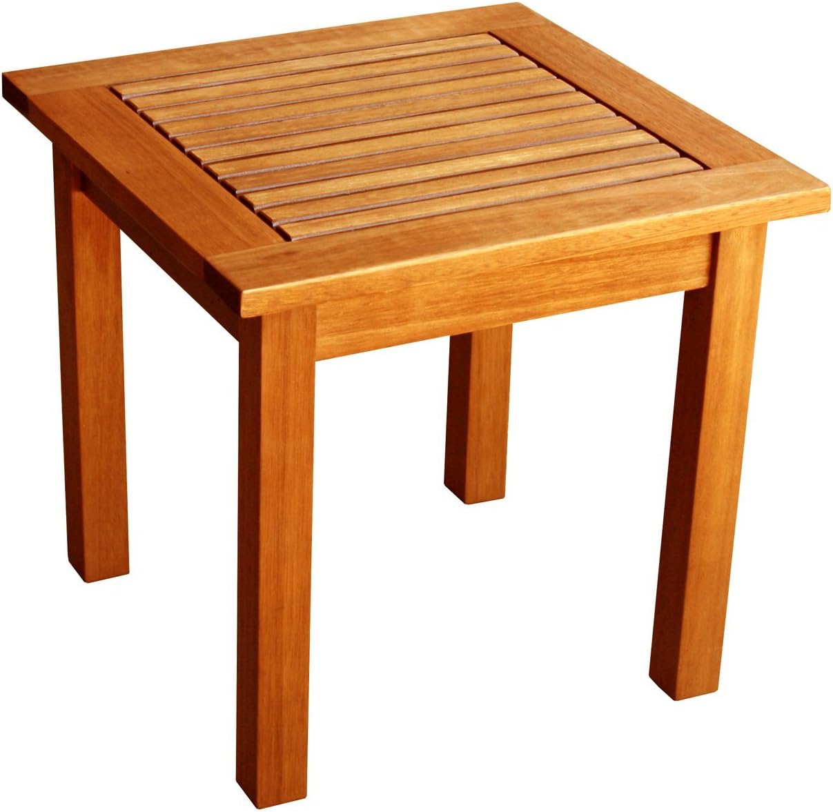 LuuNguyen Outdoor Hardwood Side Table (Natural Wood Finish)