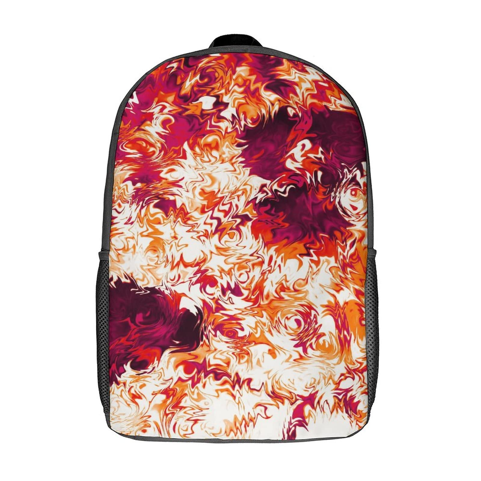 Mochila de moda adolescente de 17 pulgadas con estampado 3D 8
