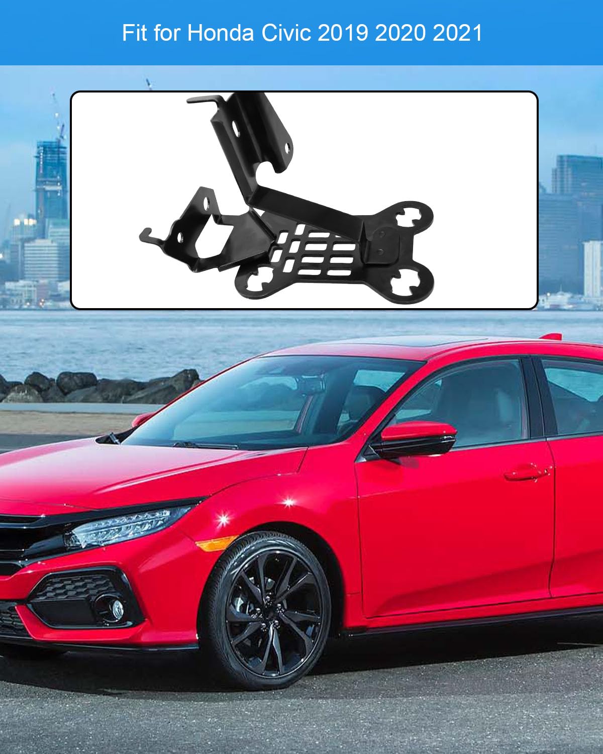 Radar Cruise Sensor Control Bracket For 2019-2021 Honda Civic & CR-V 7 thumbnail image