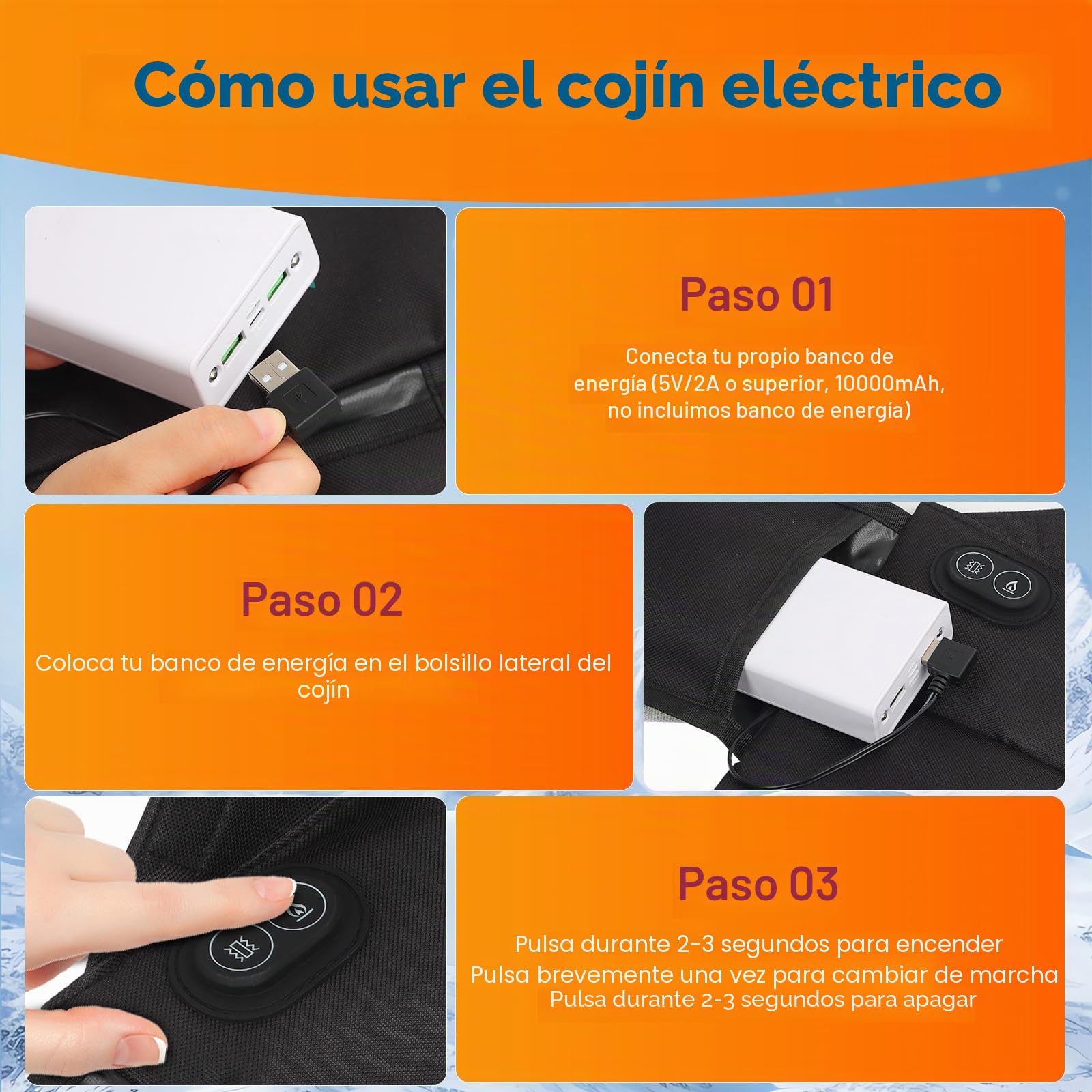 Asiento de estadio con calefacción para gradas, cojín de estadio portátil con calefacción