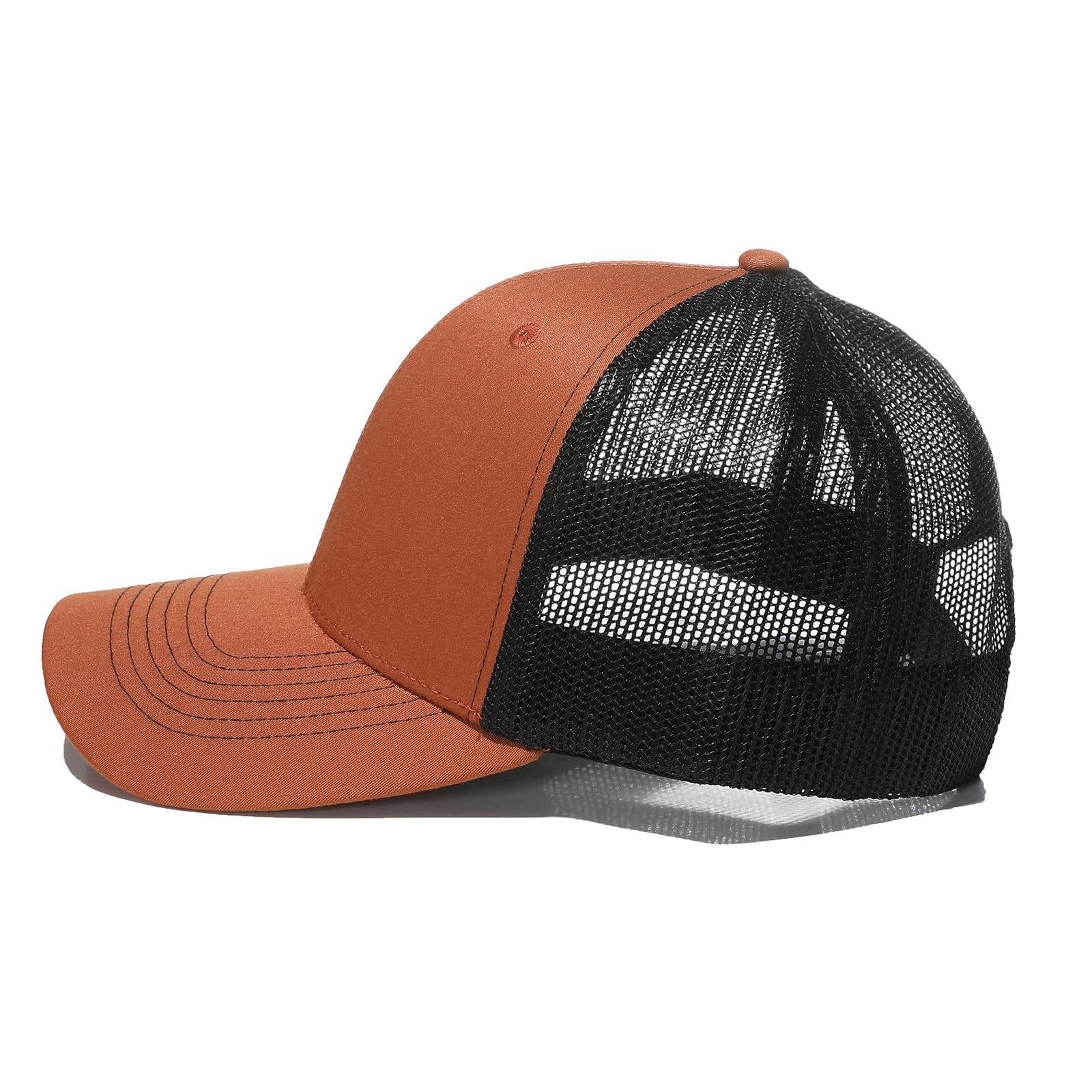 Cappellino Baseball Uomo Donna, Cappello Trucker con Rete Traspirante, Regolabile Snapback, Cappello Sportivo Casual per Estate, Taglia Unica 55-60 cm - 2